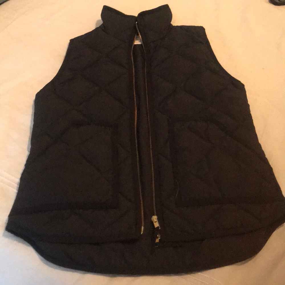 J Crew quilted vest.